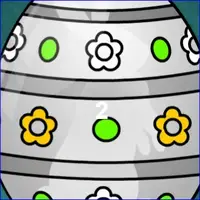Handmade Easter Eggs Coloring Book Escena