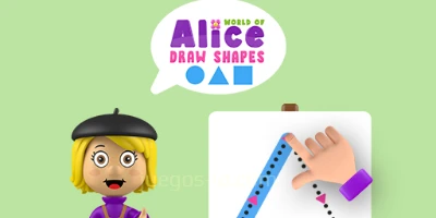 jugar World of Alice   Draw Shapes online