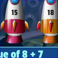 Math Rockets Addition Escena