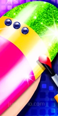 jugar Girls Nail Art Salon online