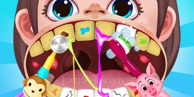 jugar Cuida a bebés en hospital dental online