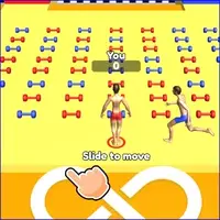 Muscle Bridge Race 3d Escena